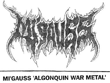 MI'GAUSS - Algonquin War Metal cover 