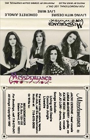 MISSDEMEANOR - 1992 Promo cover 