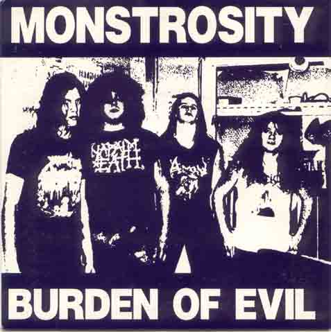 MONSTROSITY - Burden Of Evil cover 