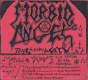 MORBID ANGEL - Total Hideous Death cover 