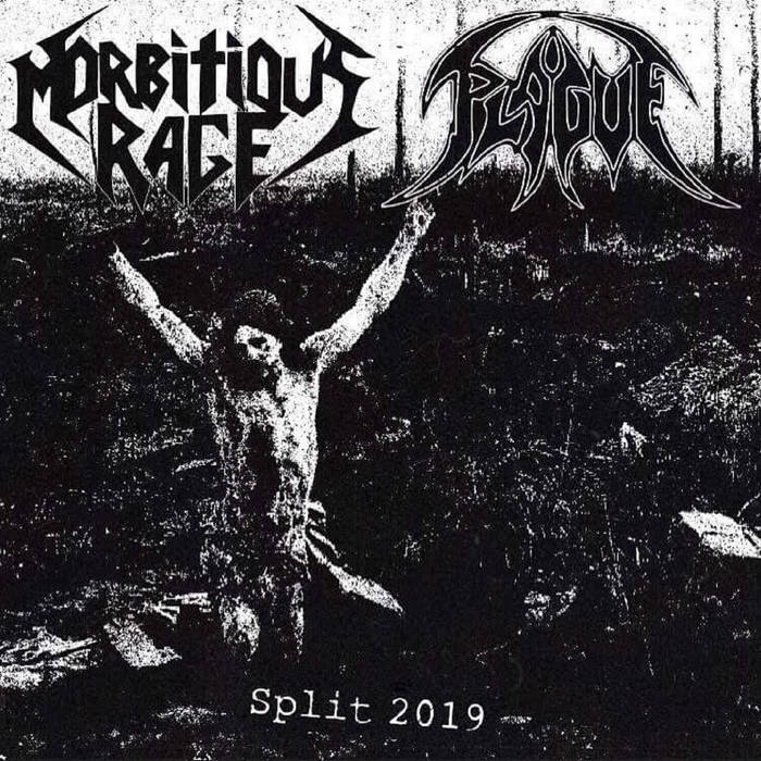 MORBITIOUS RAGE - Split 2019 cover 