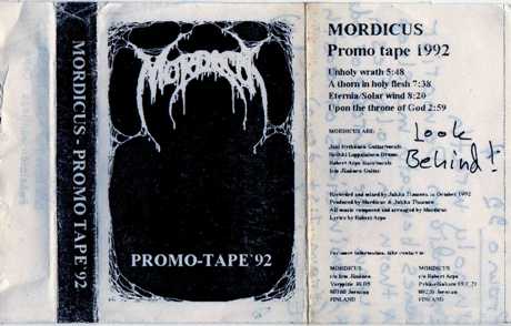 MORDICUS - Promo Tape '92 cover 