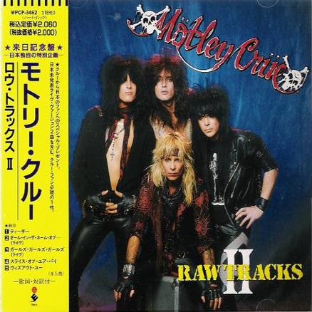 MÖTLEY CRÜE - Raw Tracks II cover 