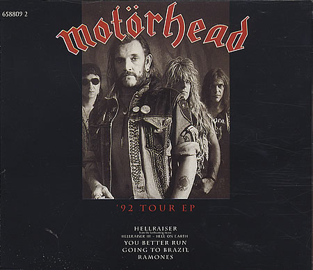 MOTÖRHEAD - '92 Tour EP cover 