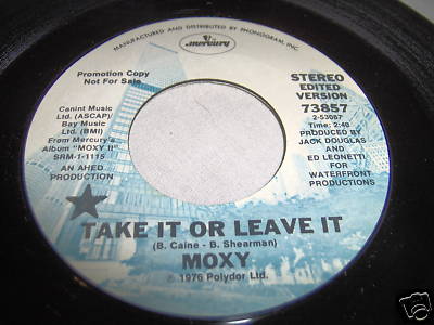MOXY - Take It Or Leave It / Wet Suit cover 