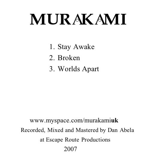 MURAKAMI - Murakami cover 