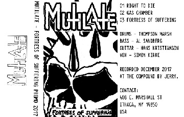 MUTILATE - Fortress Of Suffering cover 