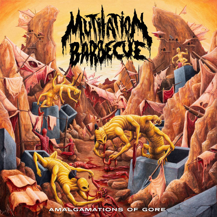 MUTILATION BARBECUE - Amalgamations of Gore cover 