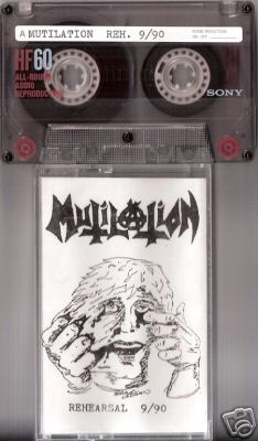 MUTILATION (OH) - Rehearsal 9/90 cover 