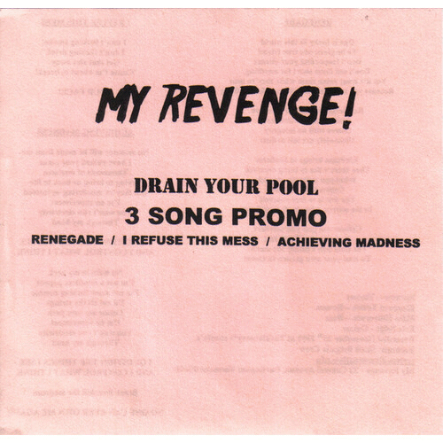 MY REVENGE! - 3 Song Promo cover 