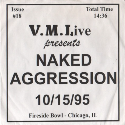 NAKED AGGRESSION - 10/15/95 Fireside Bowl - Chicago, IL cover 