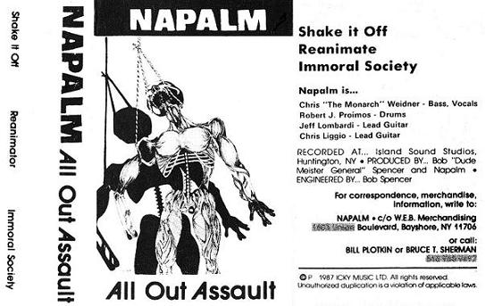 NAPALM - All Out Assault cover 