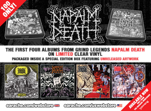 NAPALM DEATH - Scum / From Enslavement to Obliteration / Harmony Corruption / Utopia Banished cover 