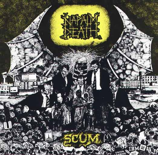 NAPALM DEATH - Scum cover 