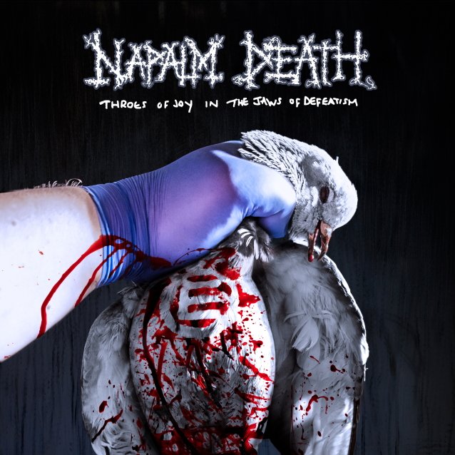 NAPALM DEATH - Throes of Joy in the Jaws of Defeatism cover 