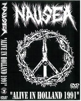NAUSEA - Alive In Holland 1991 cover 