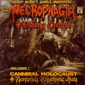 NECROPHAGIA - Draped In Treachery cover 