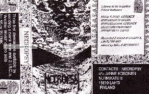 NECROPSY - Promo '91 cover 