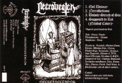 NECROWRETCH - Necrollections cover 
