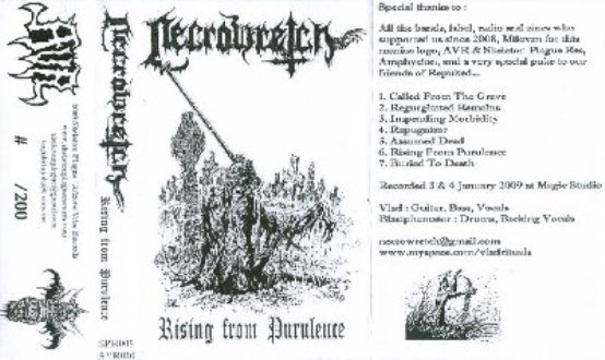 NECROWRETCH - Rising from Purulence cover 