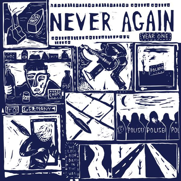 NEVER AGAIN - Year One cover 