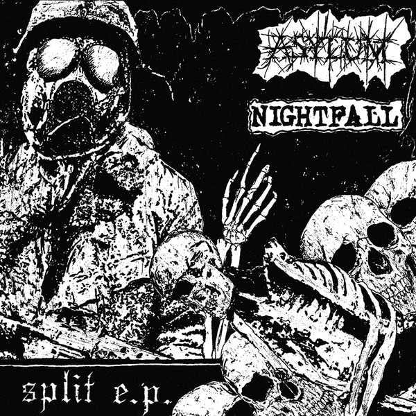 NIGHTFALL (PA) - Split E.P. cover 