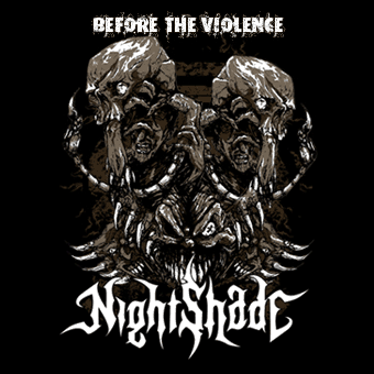 NIGHTSHADE - Before The Violence cover 