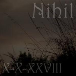 NIHIL - X-X-XXVIII cover 