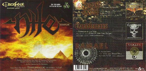 NILE - Promo Sampler 2007 cover 