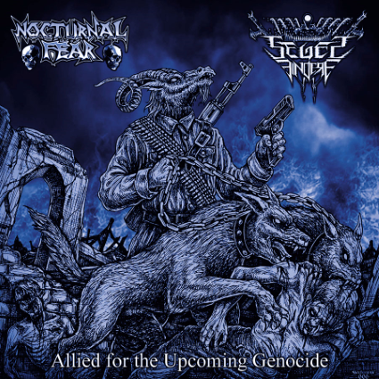 NOCTURNAL FEAR - Allied for the Upcoming Genocide cover 