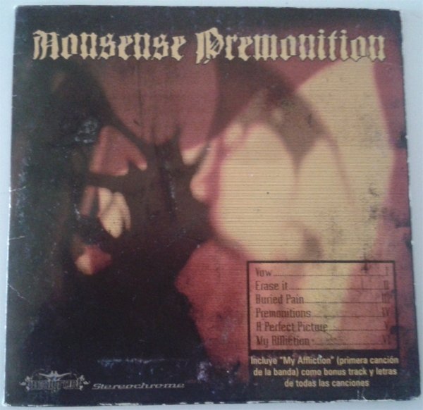 NONSENSE PREMONITION - Nonsense Premonition / Confronto cover 