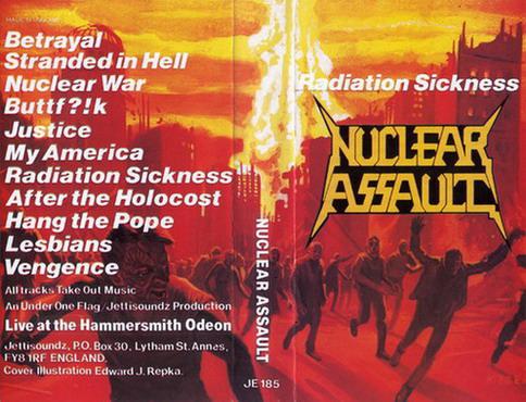 NUCLEAR ASSAULT - Radiation Sickness cover 