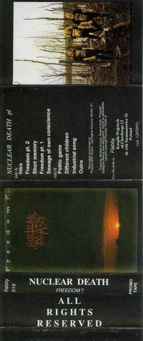 NUCLEAR DEATH - Freedom?... cover 