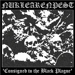 NUKLEARENPEST - Consigned to the Black Plague cover 