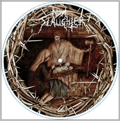 NUNSLAUGHTER - Christmassacre cover 