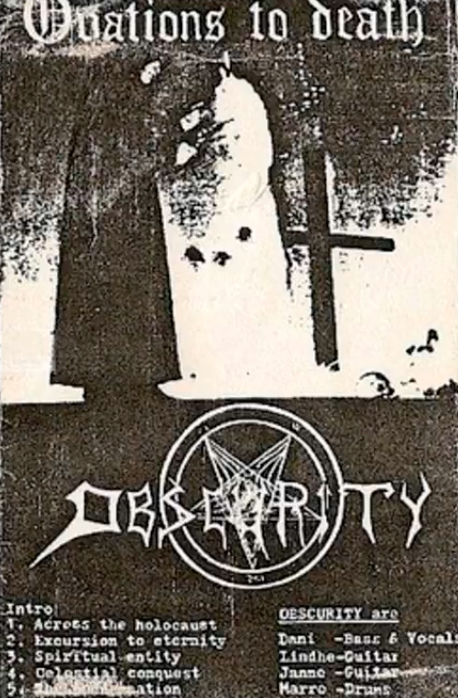 OBSCURITY - Ovations to Death cover 