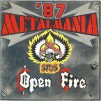 OPEN FIRE - Metal Mania '87 cover 