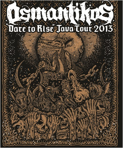 OSMANTIKOS - Dare To Rise Java Tour 2013 Tape cover 