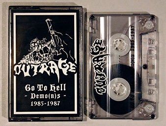 OUTRAGE - Go to Hell - Demo(n)s - 1985-1987 cover 