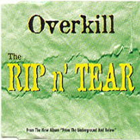 OVERKILL - The Rip 'n Tear cover 