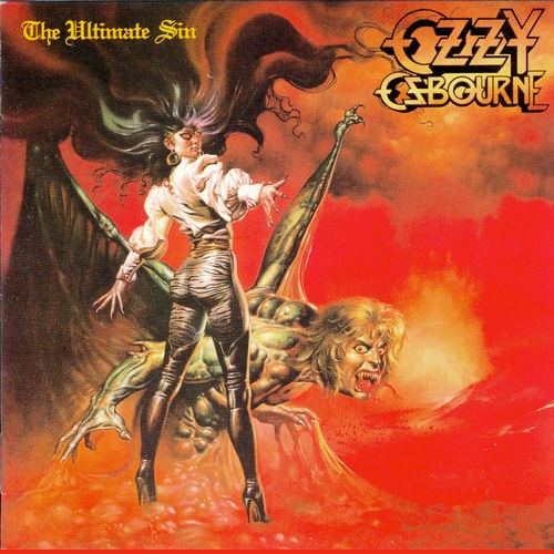 OZZY OSBOURNE - The Ultimate Sin cover 