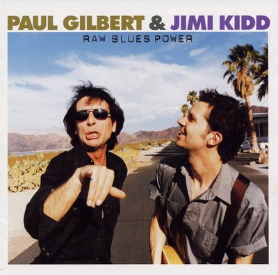 PAUL GILBERT - Raw Blues Power cover 