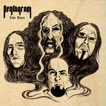 PENTAGRAM - Live Rites cover 