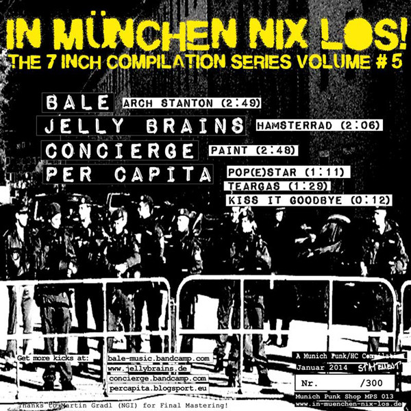 PER CAPITA - In München Nix Los - The 7 Inch Compilation Series Volume #5 cover 