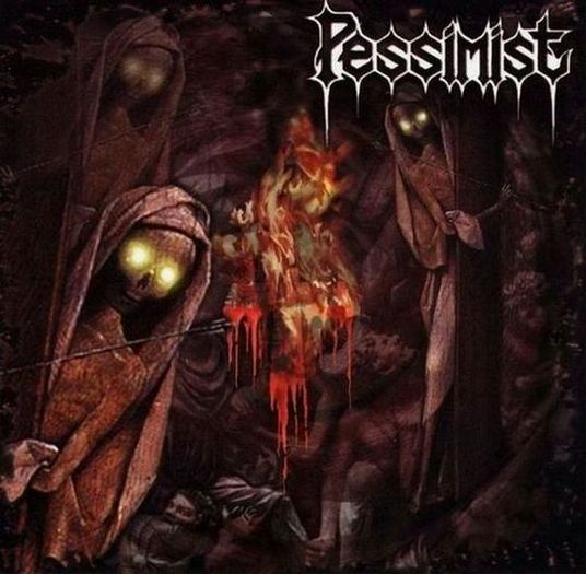 PESSIMIST - Blood for the Gods cover 