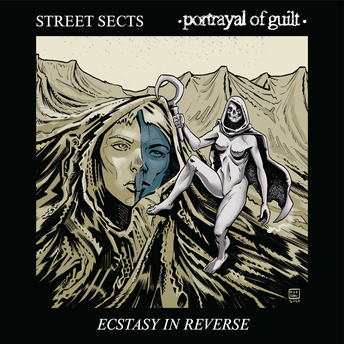 PORTRAYAL OF GUILT - Ecstasy In Reverse (with Street Sects) cover 