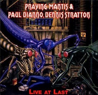 PRAYING MANTIS - Live at Last cover 