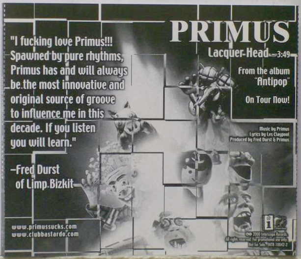 PRIMUS - Lacquer Head cover 
