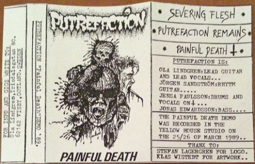 PUTREFACTION - Painful Death cover 