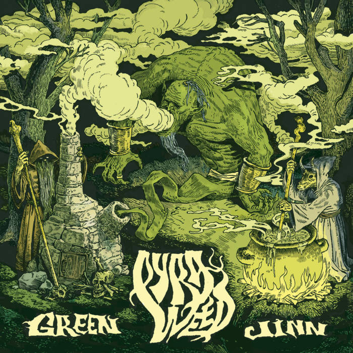 PYRAWEED - Green Jinn cover 